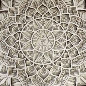 SENTOP | Vyrezávaná drevená 3D mandala na stenu | SENTOP PR0460