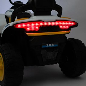 Baby Mix Detská elektrická štvorkolka Strong 4 x4, žltá