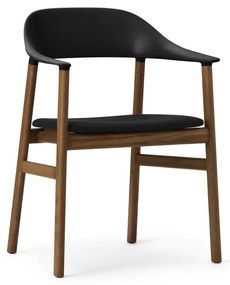 Stolička Herit Armchair Synergy – čierna/dymový dub