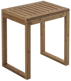 Gedy Gedy, HIMALAYA kúpeľňová stolička, 39,5x44,3x29,5cm, bambus, 3072