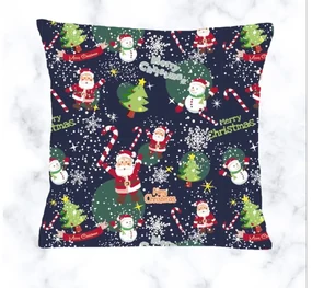 INTERMEDIC SK Obliečka na vankúšik Merry Christmas - modrá 40x40 cm