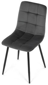 Súprava jedálenských stoličiek CT-281 GREY4, 4 ks