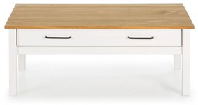 Biely drevený konferenčný stolík Marckeric Miranda