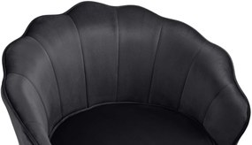 Stolička Rosita zamat - čierna