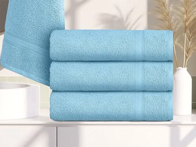 1x osuška CLARYSSE ELEGANCE 70x140 cm + 1x uterák CLARYSSE 60x110 cm 100% bavlna, svetlo modrá