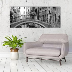 Obraz - Pohľad na Benátky (120x50 cm)