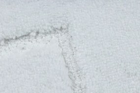 Kúpeľňový koberček SUPREME LINES línie, biely