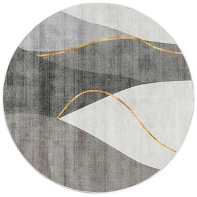 TZ Okrúhly vzorovaný koberec Stela Rozmer: 100 cm