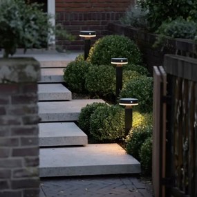 Zuma Line PT33613 - LED Solárna lampa CARLI LED/4,5W/2000 mAh IP44 čierna