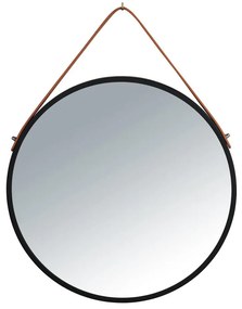 WENKO 24424100 - Zrkadlo BORRONE 40x40 cm čierna/strieborná