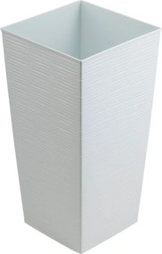 PLASTOVÝ KVETINÁČ PORTO RIFLO 57X29,5X29,5 CM BIELA