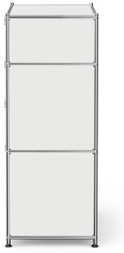 Komoda Kovová komoda »CN3« so zásuvkami a výklopným priečinkom, biela