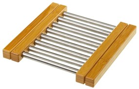 Nastavitelná podložka z bambusu a ocele pod horúci riad Casa Selección