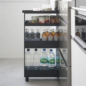 Matne čierny oceľový kúpeľňový regál 48x80,5 cm Tower – YAMAZAKI