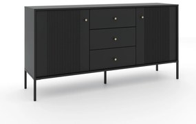 Komoda Iseo I 154,5 cm černá