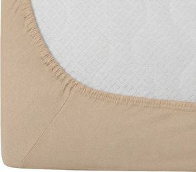 Jersey plachta BASIC béžová 90 x 200 cm