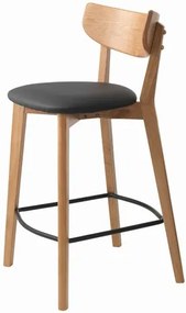 Barová stolička Unique Furniture PERO hnedá dub 41114202