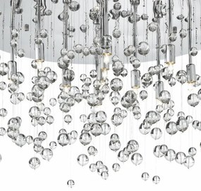 Ideal Lux - LED Stropné svietidlo NEVE 8xG9/3W/230V pr. 40,5 cm chróm