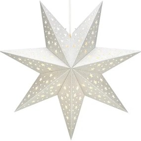 V striebornej farbe vianočná svetelná dekorácia ø 45 cm Solvalla – Markslöjd