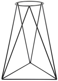 STOJAN NA KVETINÁČ TRIANGLE 60X50X24 CM ČIERNA