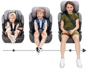 KINDERKRAFT - Autosedačka COMFORT UP i-Size (76-150 cm) svetlošedá