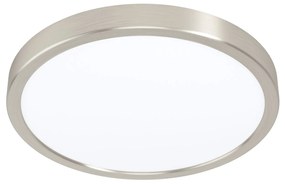 EGLO LED stropné svietidlo FUEVA 5, 20W, denné biele svetlo, 28,5cm, okrúhle, strieborné