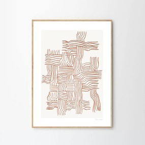 Moikka Plagát Woven by Berit Mogensen Lopez 50x70 cm