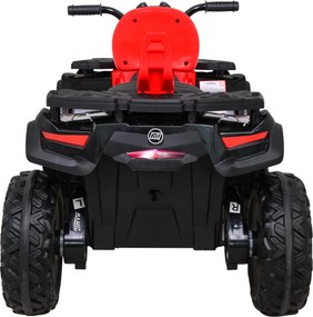 Ramiz Štvorkolka XT-Speed pre deti červená + pohon 4x4 + EVA kolesá + pomalý štart + MP3 rádio + LED