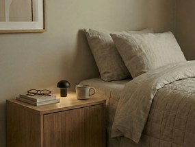 LED stolná lampa FUNGHI 11,2 cm, čierna