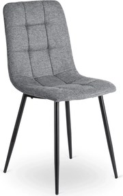 PROXIMA.store - Čalúnená jedálenska stolička PERU FARBA: sivá