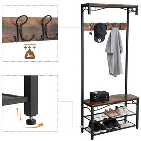 Vešiakový stojan s botníkom HSR45BX