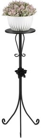 Stojan na kvety 95x39 cm čierna