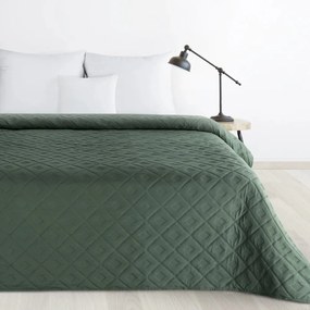 Elegantný prehoz na posteľ – zelený, geometrický vzor Šírka: 200 cm | Dĺžka: 220 cm