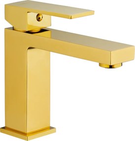 Mexen Uno batéria umývadlová, zlatá - 71400-50
