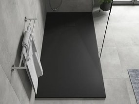 Mexen Hugo, SMC obdĺžniková sprchová vanička 170 x 80 cm, čierna matná, 42708017