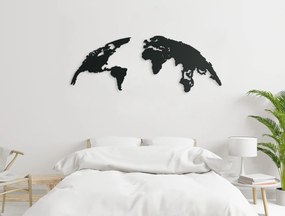 drevko Minimalistická nálepka na stenu Zem Rozmer obrazu: 26,5 x 68,5 cm, Farba dekorácie: Čierna