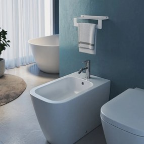 Gedy Gedy, CLEO polica s držiakem uterákov 500mm, biela matná, 2019025