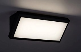 RABALUX 7282 Rapla exteriérové nástenné svietidlo LED 12W/1000lm 4000K IP54 čierna, biela
