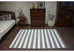 Kusový koberec Pruhy šedý 140x190cm