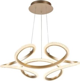 Searchlight 66110CP - LED stmievateľný luster na lanku DOODLE LED/40W/230V mosadz