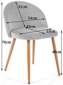 Jedálenská stolička SJ.075 fľaškovo zelená