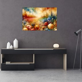 Obraz - Pestrofarebná lúka (90x60 cm)