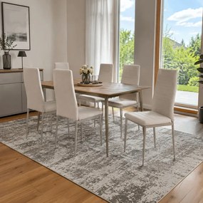 Jedálenská stolička béžová DCL-V5031 BG2