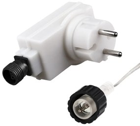 Vianočný svietiaci cencúle modré, vnútorné i vonkajšie 80LED s ovládačom