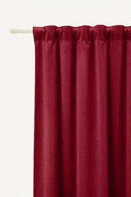 Velúrový záves SOFT VELVET červený 140x250 cm