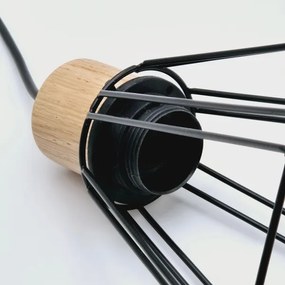 Brilagi - Luster na lanku WOODY BASKET 1xE27/60W/230V dub