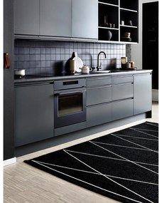 Čierny vnútorný a vonkajší behúň 70x160 cm Max Black – Pappelina