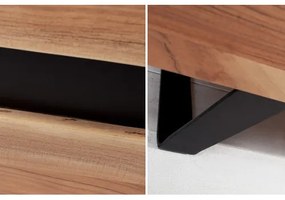 Komoda/Vitrína 38330 120cm Drevo Acacia - Komfort-nábytok