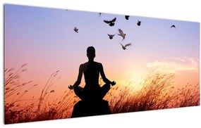 Obraz - Meditácia (120x50 cm)