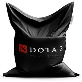 Sablio Sedací vak Classic DOTA 2 Čierna - 200x140 cm